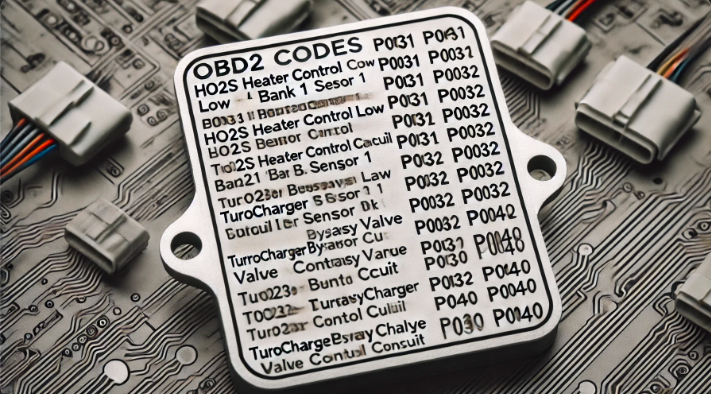 Understanding OBD2 Fault Codes P0031-P0040: Oxygen Sensors and Turbocharger Issues