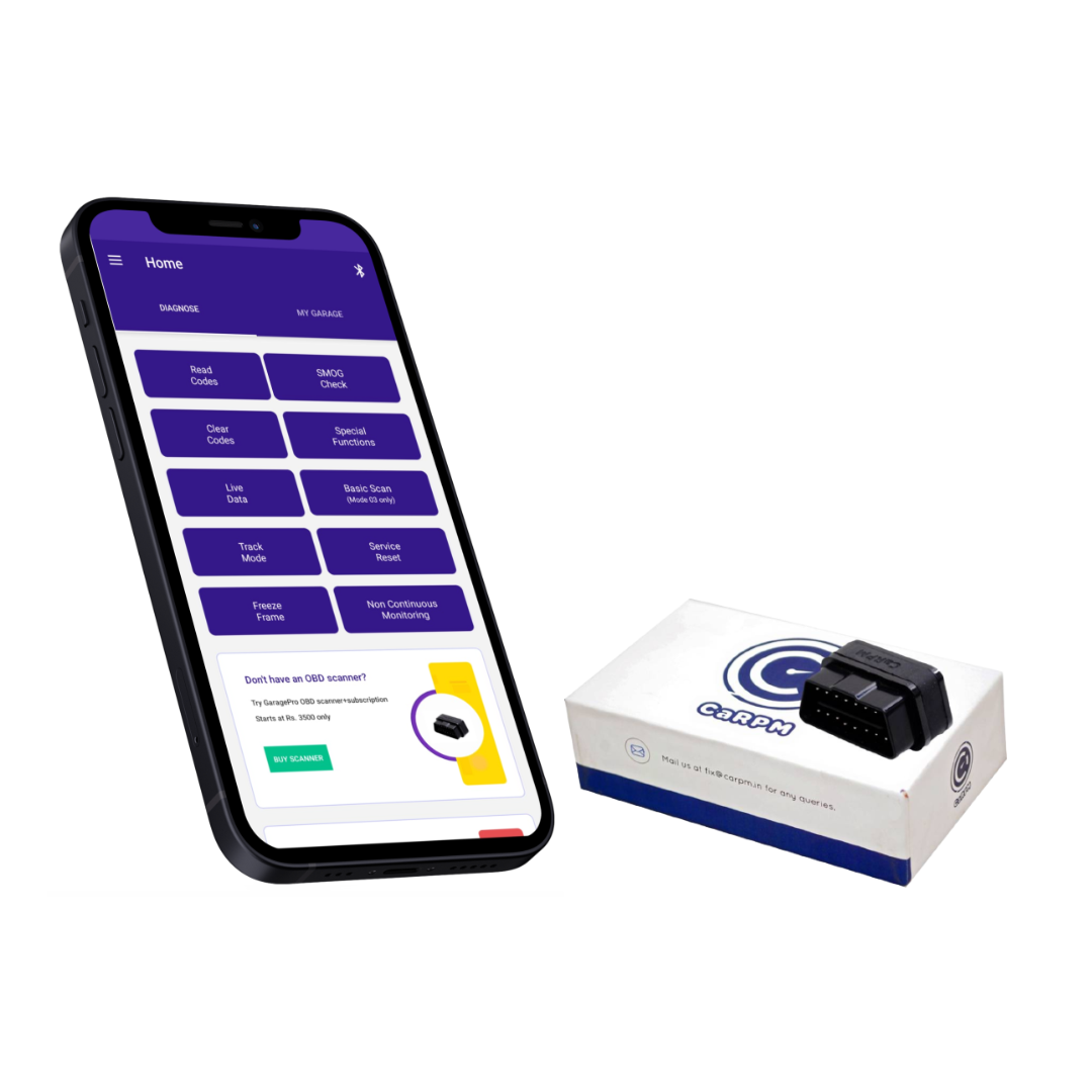 Dashboard Data Displayed by GaragePro OBD Scan Tool Lite